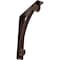 Ekena Millwork Legacy Wrought Iron Bracket, (Triple center brace), Antiqued Copper 2"W x 10"D x 12"H BKTM02X10X12TLEACO - alternate 1